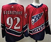 Capitals 92 Evgeny Kuznetsov Red 2020-21 Reverse Retro Adidas Jersey,baseball caps,new era cap wholesale,wholesale hats